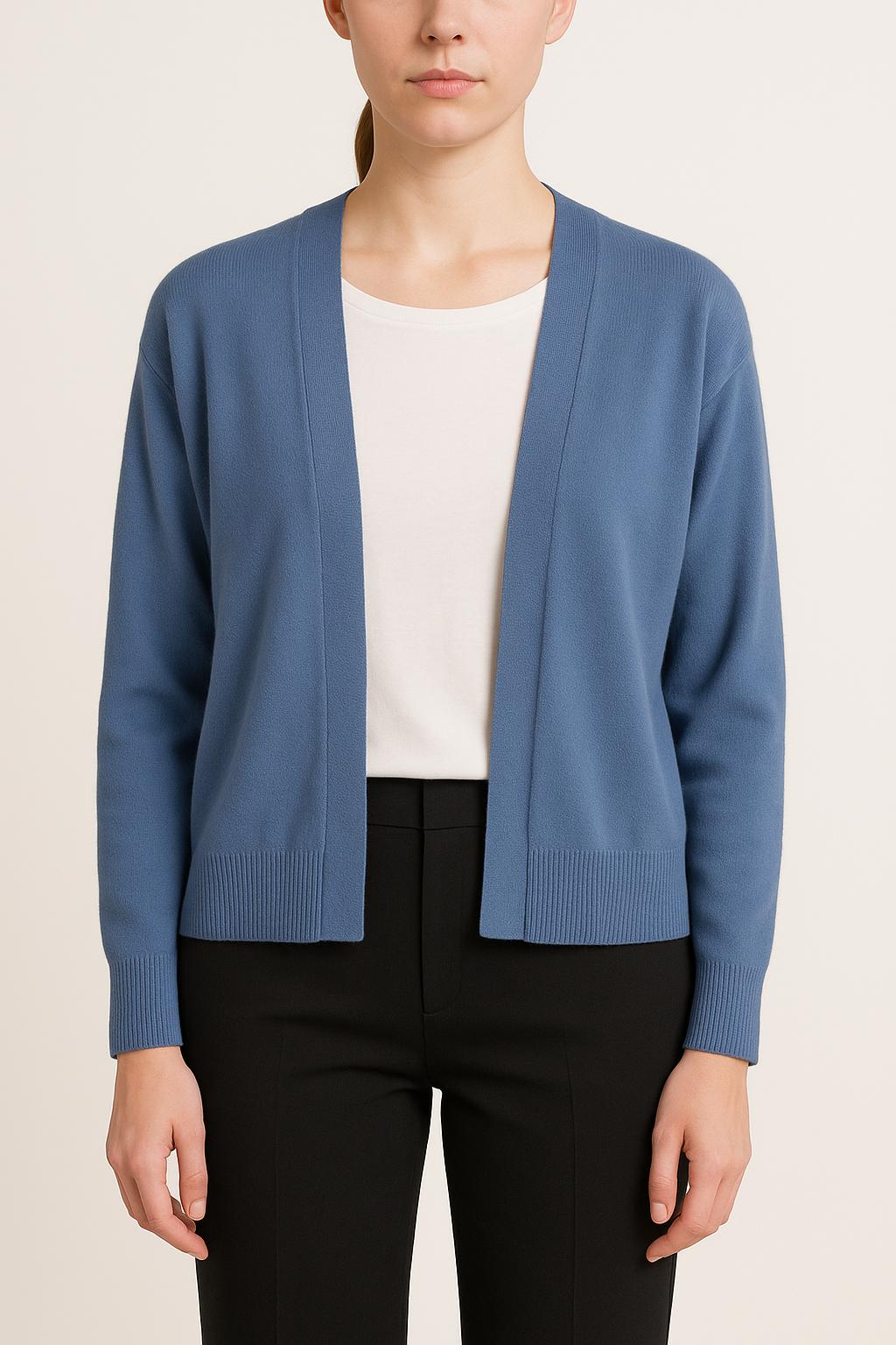 Cardigan Bleu - Taille L/40 de la marque La Fée Maraboutée | PARAD51735 - Vendu par Paradigme - Image 1