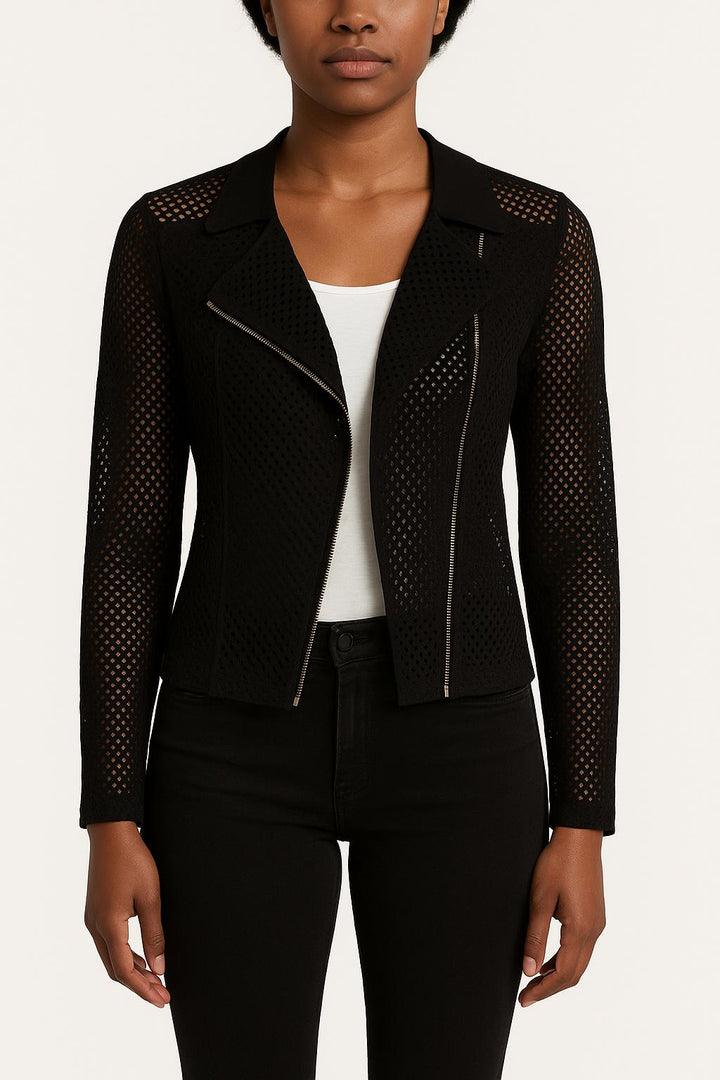 Blouson Noir - Taille M/38 de la marque IKKS | PARAD51741 - Vendu par Paradigme - Image 1