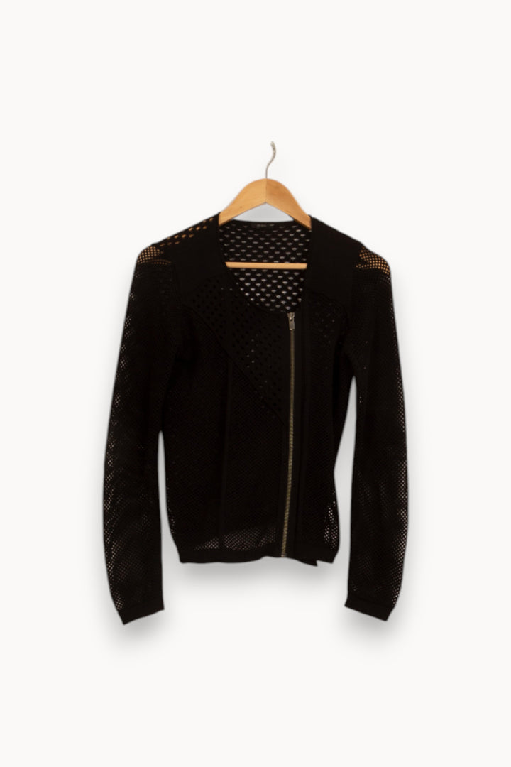 Blouson Noir - Taille M/38 de la marque IKKS | PARAD51741 - Vendu par Paradigme - Image 2