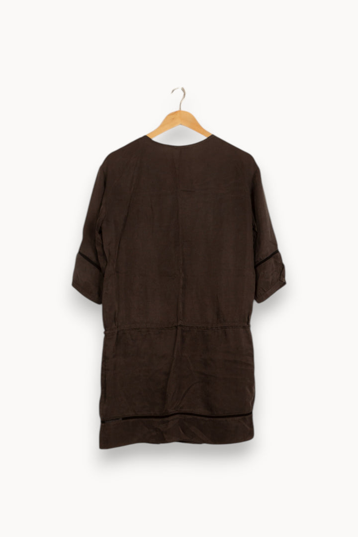 Robe Courte Grise - Taille S/36 de la marque IKKS | PARAD51743 - Vendu par Paradigme - Image 4