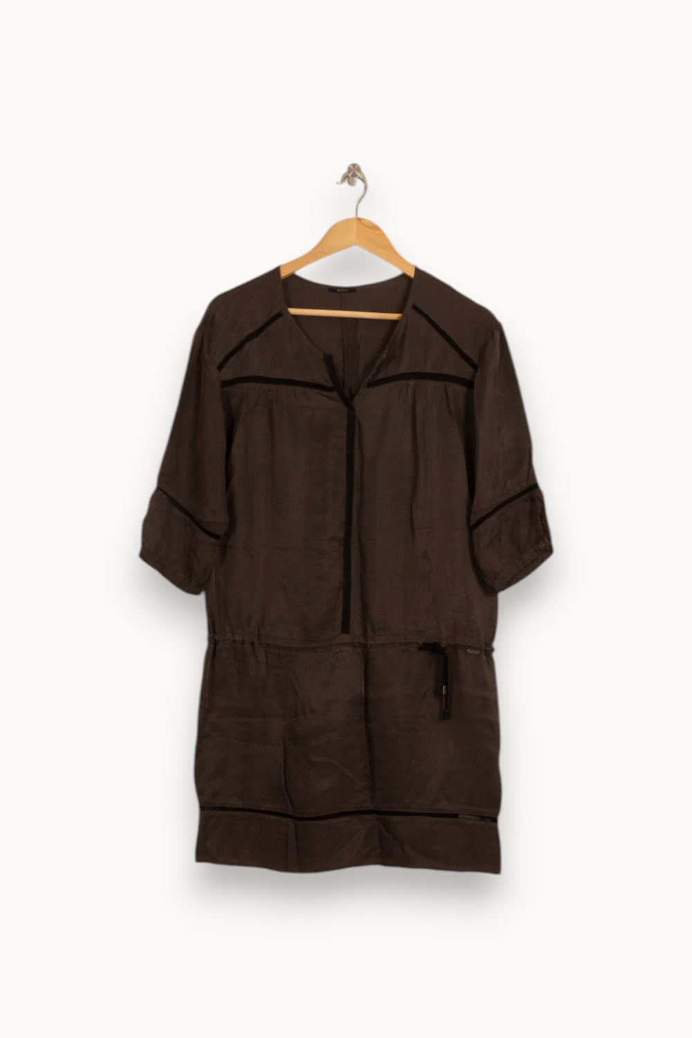 Robe Courte Grise - Taille S/36 de la marque IKKS | PARAD51743 - Vendu par Paradigme - Image 2