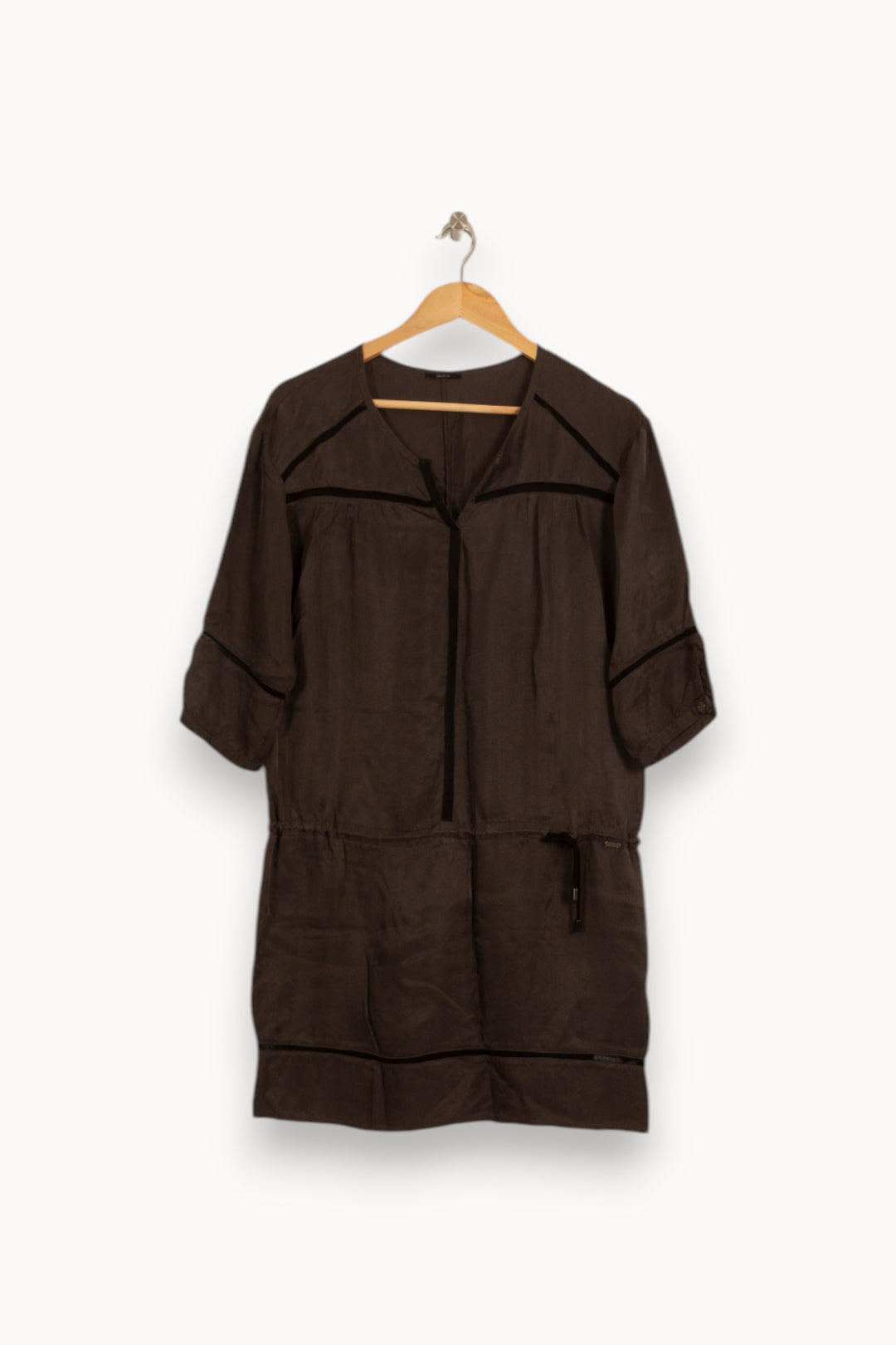 Robe Courte Grise - Taille S/36 de la marque IKKS | PARAD51743 - Vendu par Paradigme - Image 2