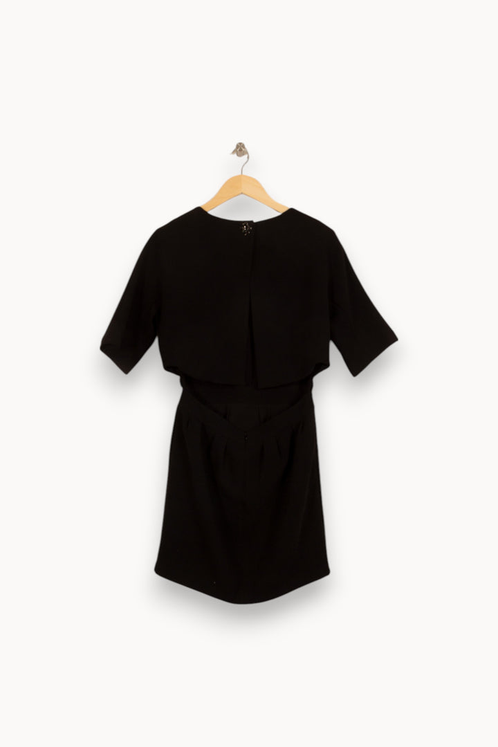 Robe Courte Noire - Taille S/36 de la marque Suncoo | PARAD51747 - Vendu par Paradigme - Image 4