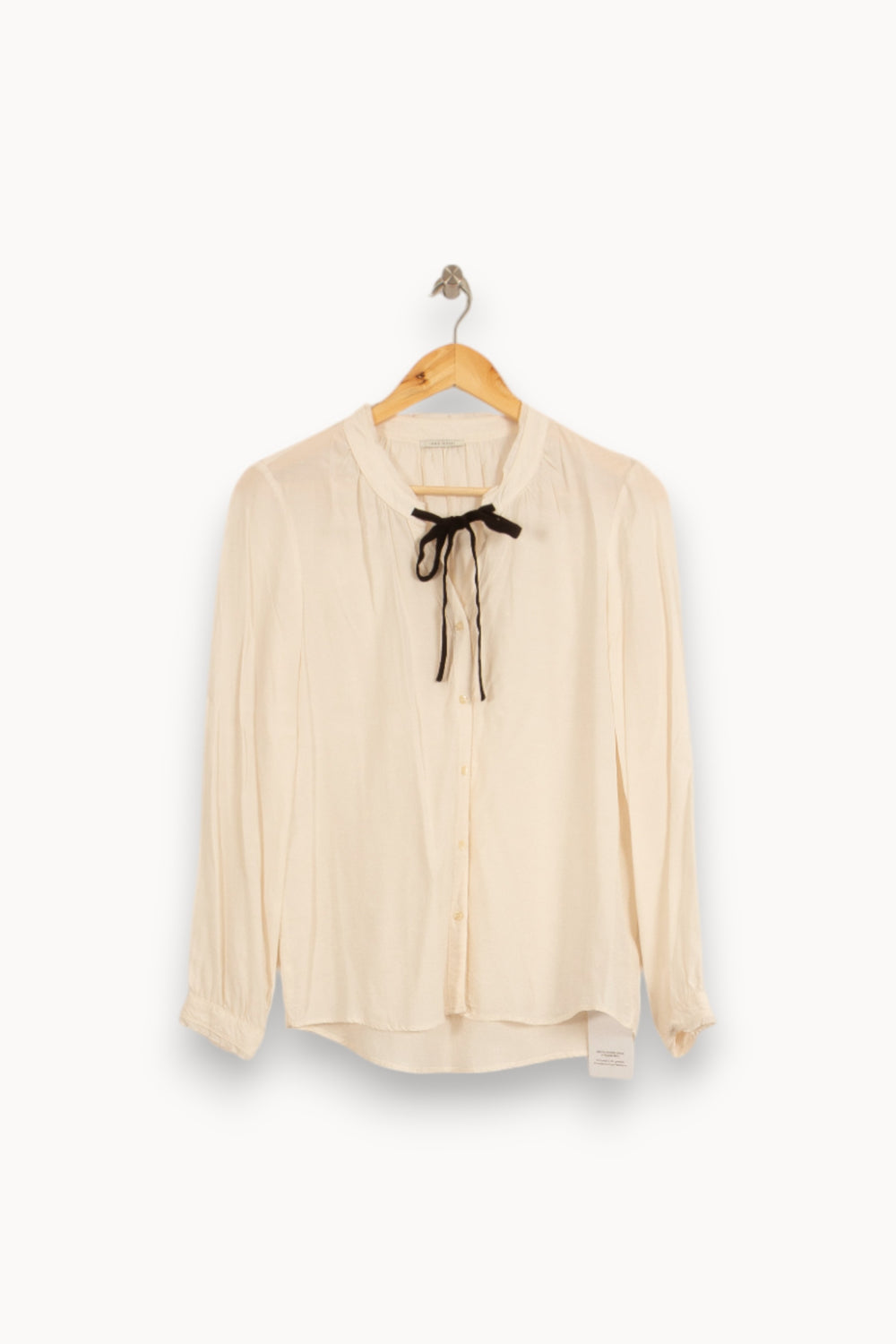 Blouse Beige et Noire - Taille M/38 de la marque IKKS | PARAD51754 - Vendu par Paradigme - Image 2