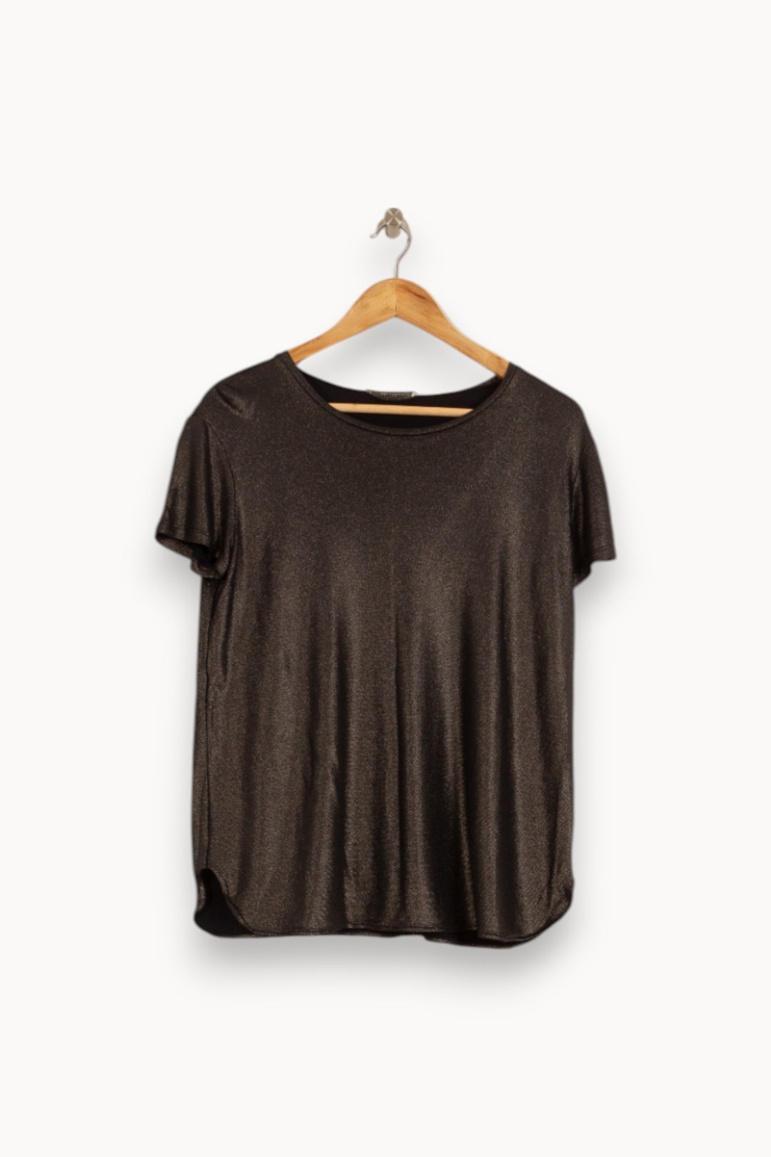Tee-shirt Manche Courte Marron - Taille L/40 de la marque Max Mara | PARAD51757 - Vendu par Paradigme - Image 2