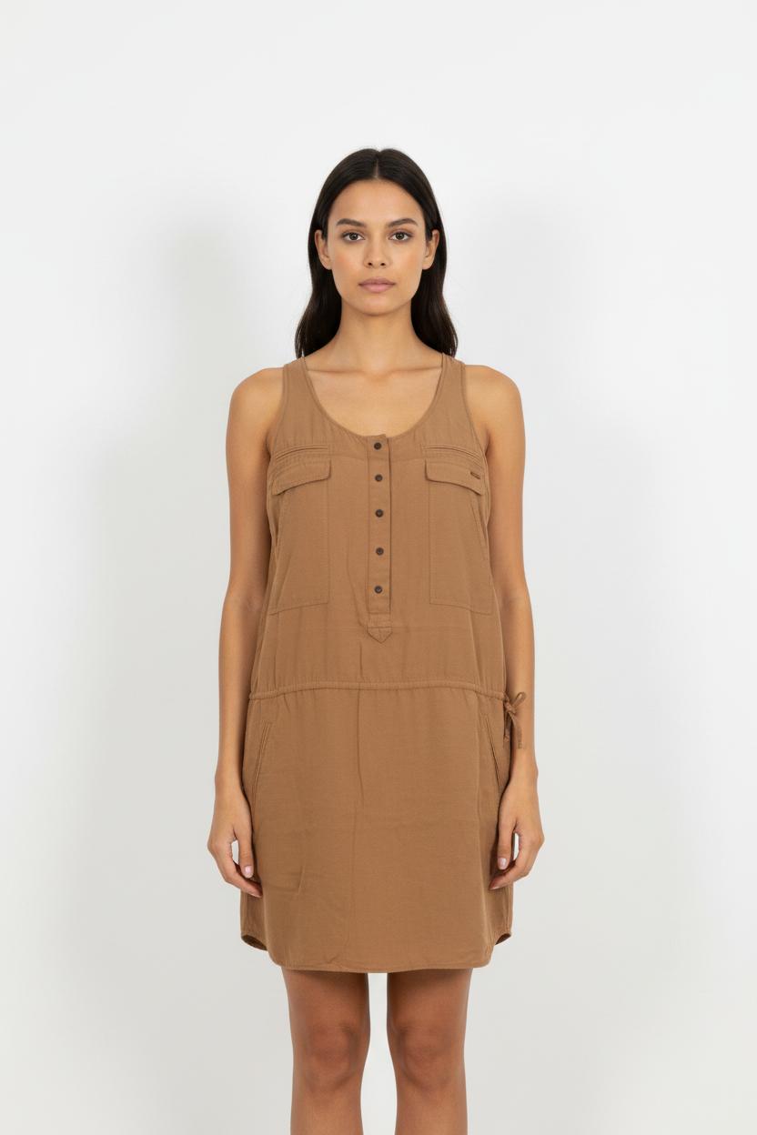 Robe Débardeur Beige - Taille S/36