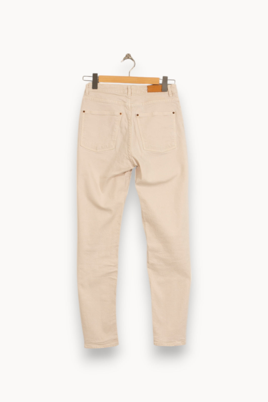 Jean Beige - Taille S/36 de la marque American Vintage | PARAD51763 - Vendu par Paradigme - Image 4