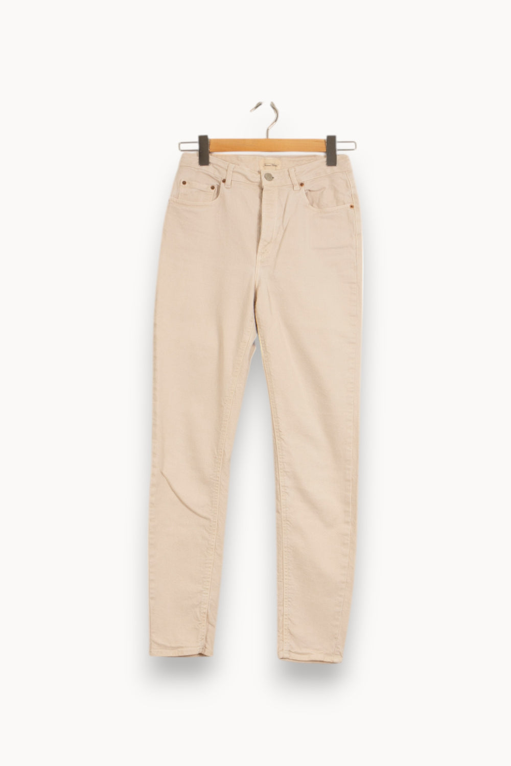 Jean Beige - Taille S/36 de la marque American Vintage | PARAD51763 - Vendu par Paradigme - Image 2
