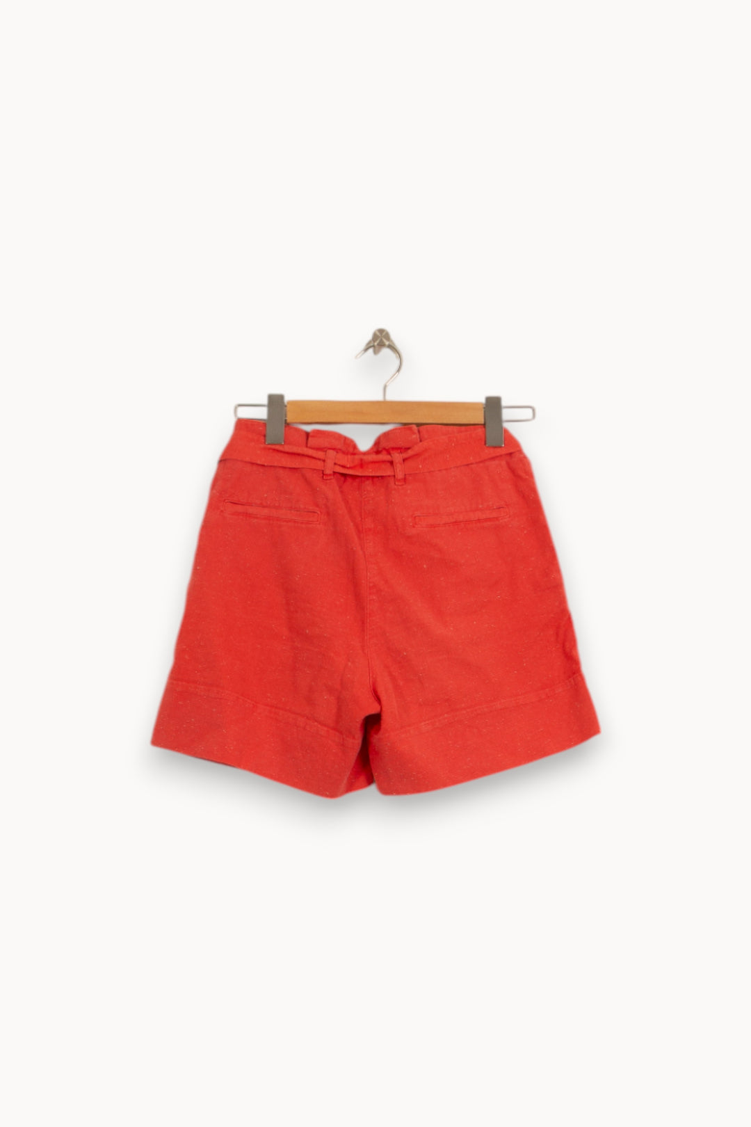 Short Taille Haute Rouge - Taille S/36 de la marque Sessùn | PARAD51765 - Vendu par Paradigme - Image 4