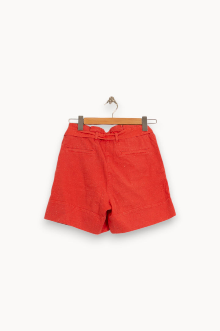 Short Taille Haute Rouge - Taille S/36 de la marque Sessùn | PARAD51765 - Vendu par Paradigme - Image 4