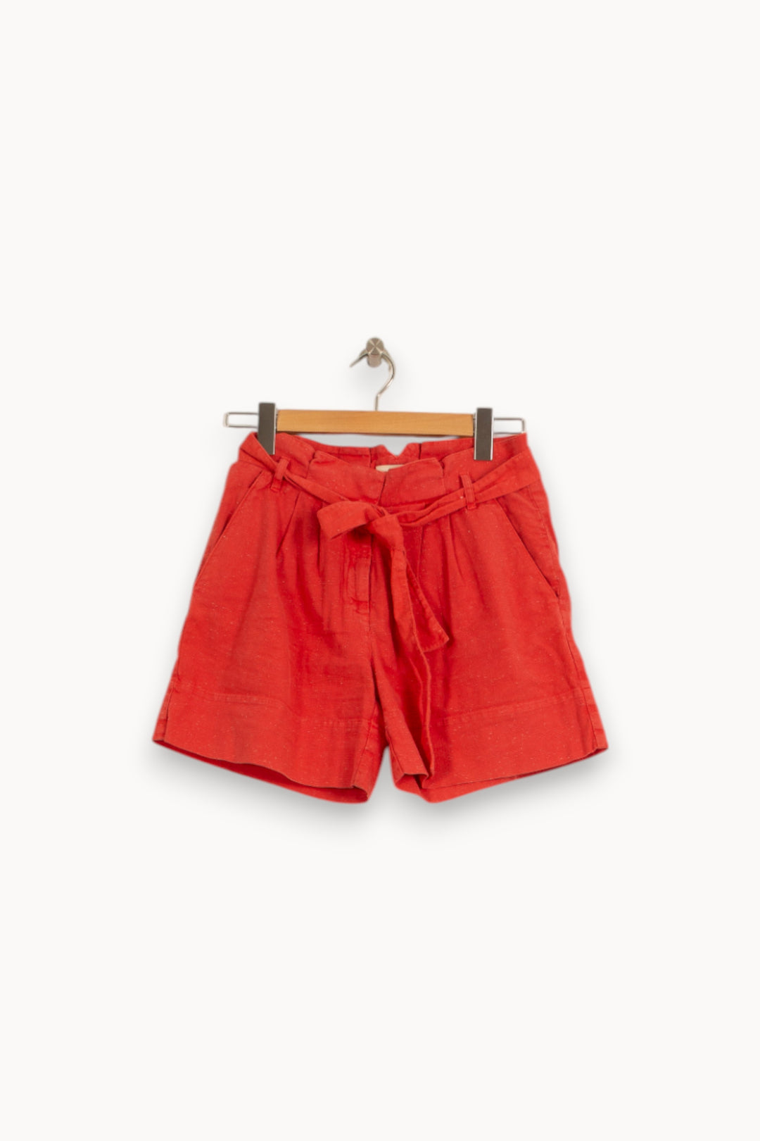 Short Taille Haute Rouge - Taille S/36 de la marque Sessùn | PARAD51765 - Vendu par Paradigme - Image 2