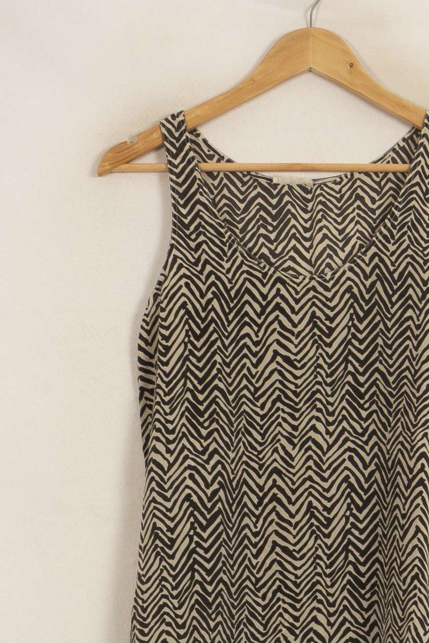Débardeur Beige et Noir - Taille S/36 de la marque American Vintage | PARAD51767 - Vendu par Paradigme - Image 3