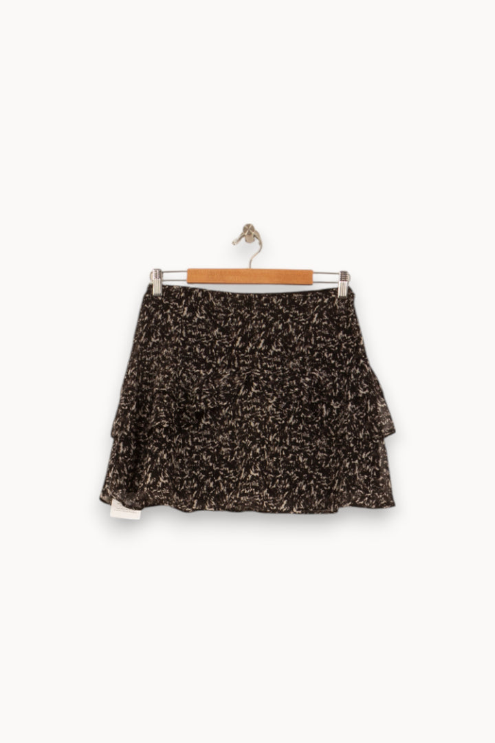 Jupe Volantée Noire et Blanche - Taille M/38 de la marque IKKS | PARAD51768 - Vendu par Paradigme - Image 4