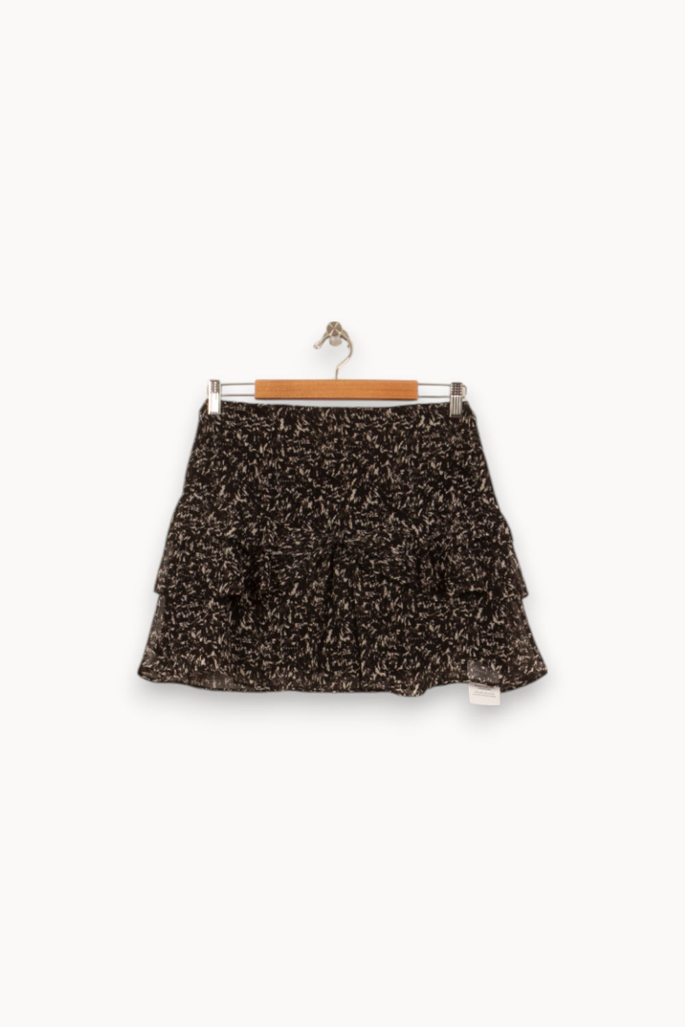 Jupe Volantée Noire et Blanche - Taille M/38 de la marque IKKS | PARAD51768 - Vendu par Paradigme - Image 2