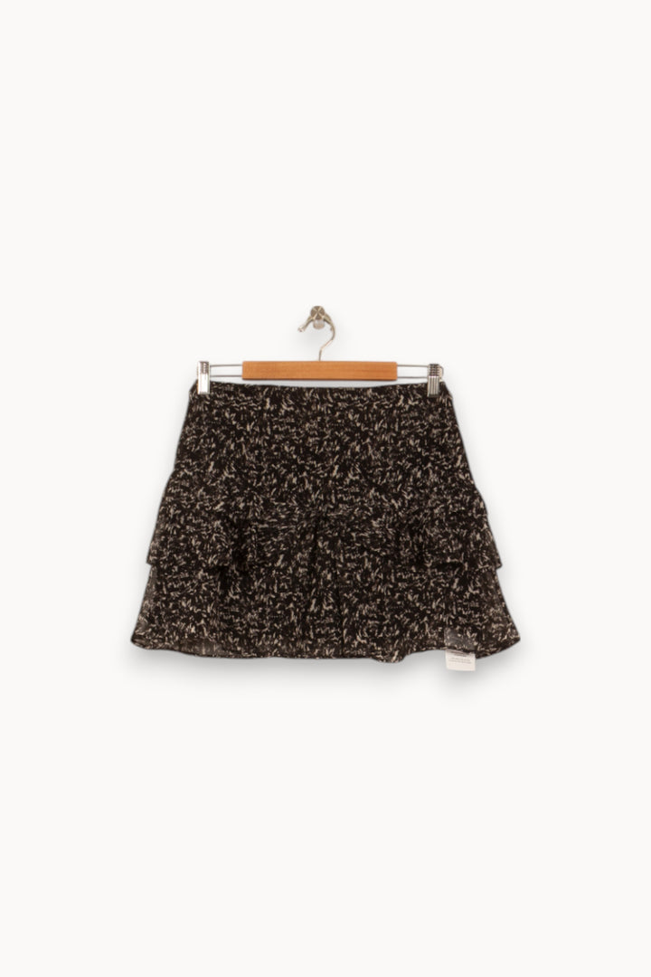 Jupe Volantée Noire et Blanche - Taille M/38 de la marque IKKS | PARAD51768 - Vendu par Paradigme - Image 2