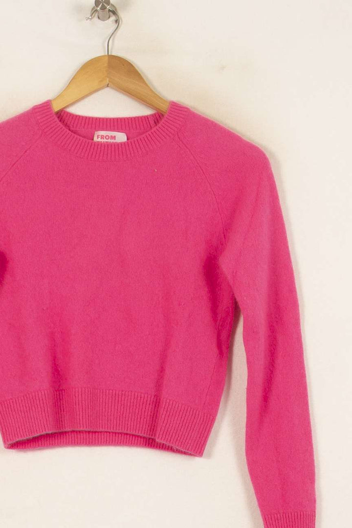 Pull Col Rond Rose - Taille M/38 de la marque From Future | PARAD51770 - Vendu par Paradigme - Image 3