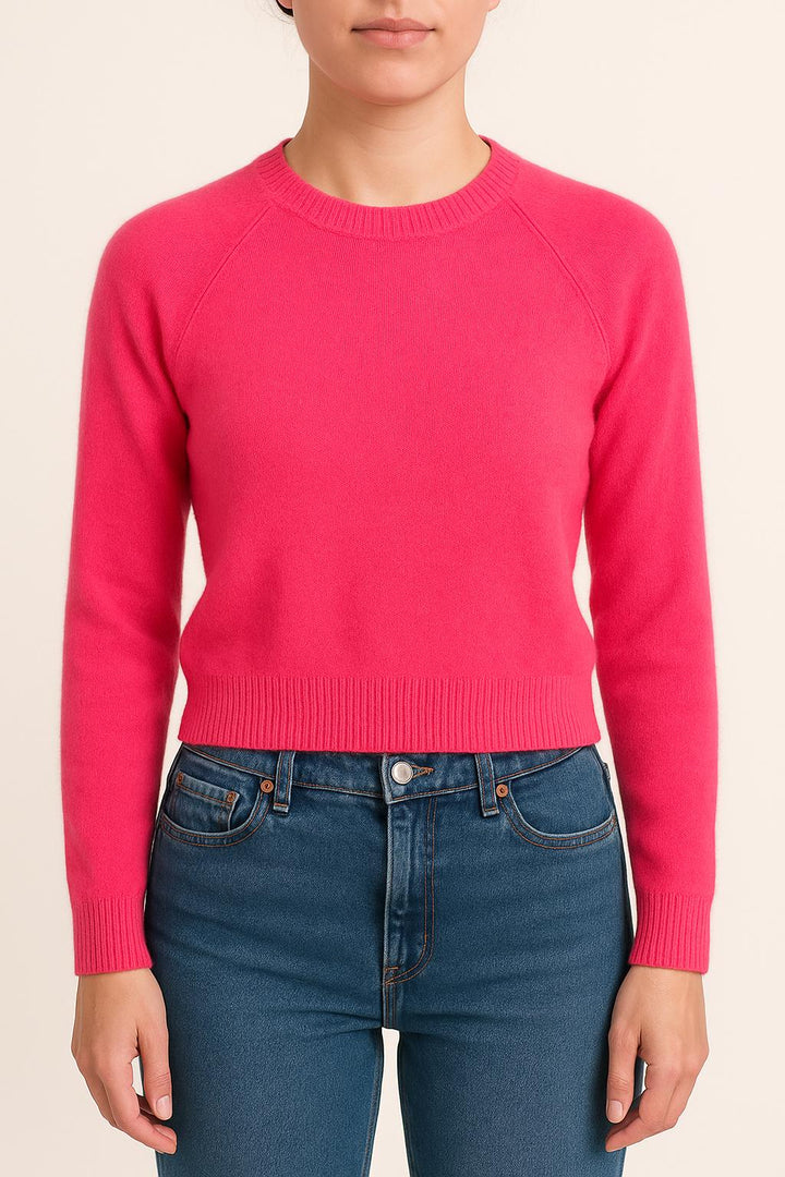 Pull Col Rond Rose - Taille M/38 de la marque From Future | PARAD51770 - Vendu par Paradigme - Image 1