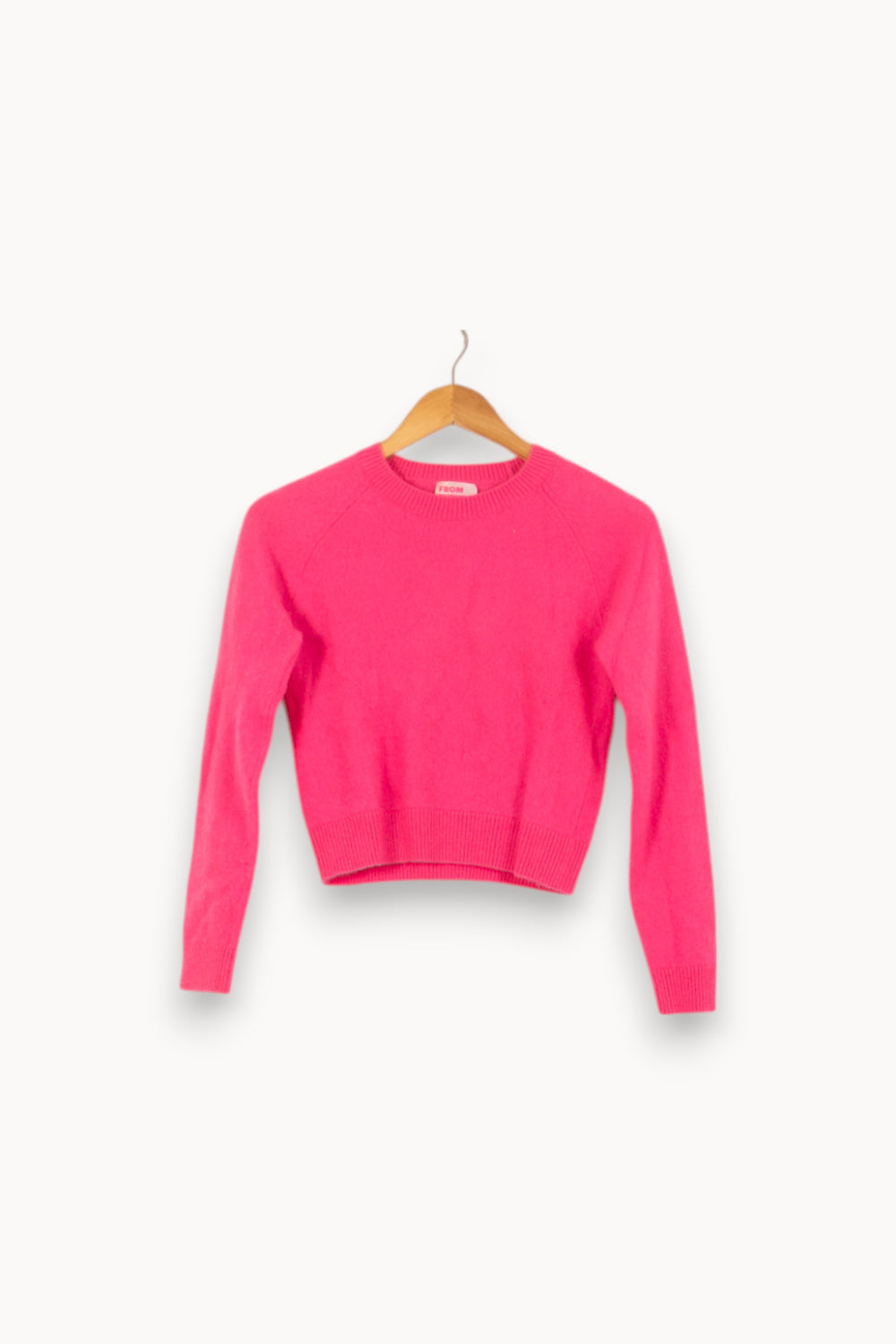 Pull Col Rond Rose - Taille M/38 de la marque From Future | PARAD51770 - Vendu par Paradigme - Image 2
