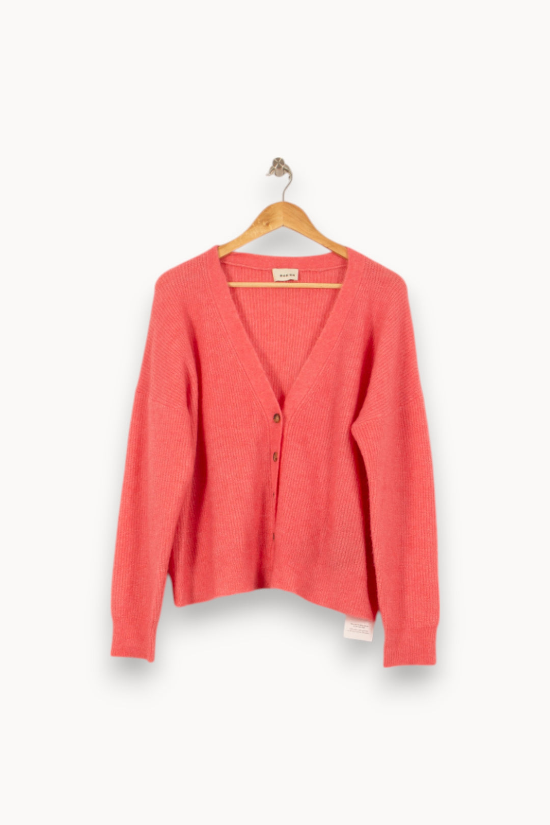 Cardigan Rose - Taille L/40 de la marque Rodier | PARAD51773 - Vendu par Paradigme - Image 2