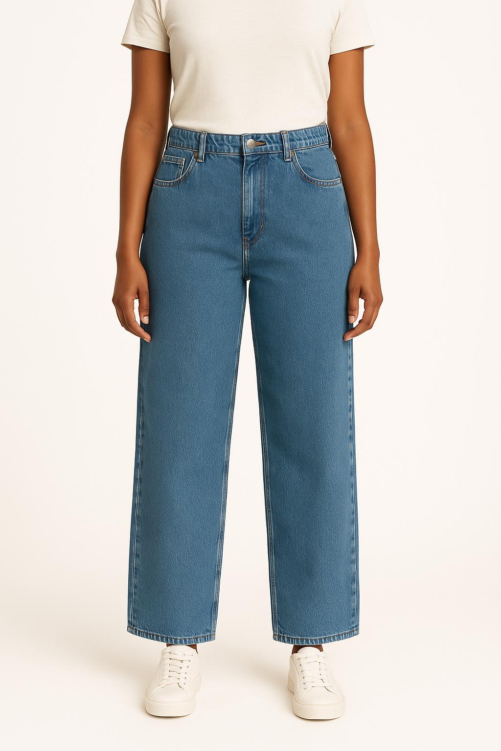 Jean Large Bleu - Taille L/40 de la marque Vanessa Bruno | PARAD51778 - Vendu par Paradigme - Image 1