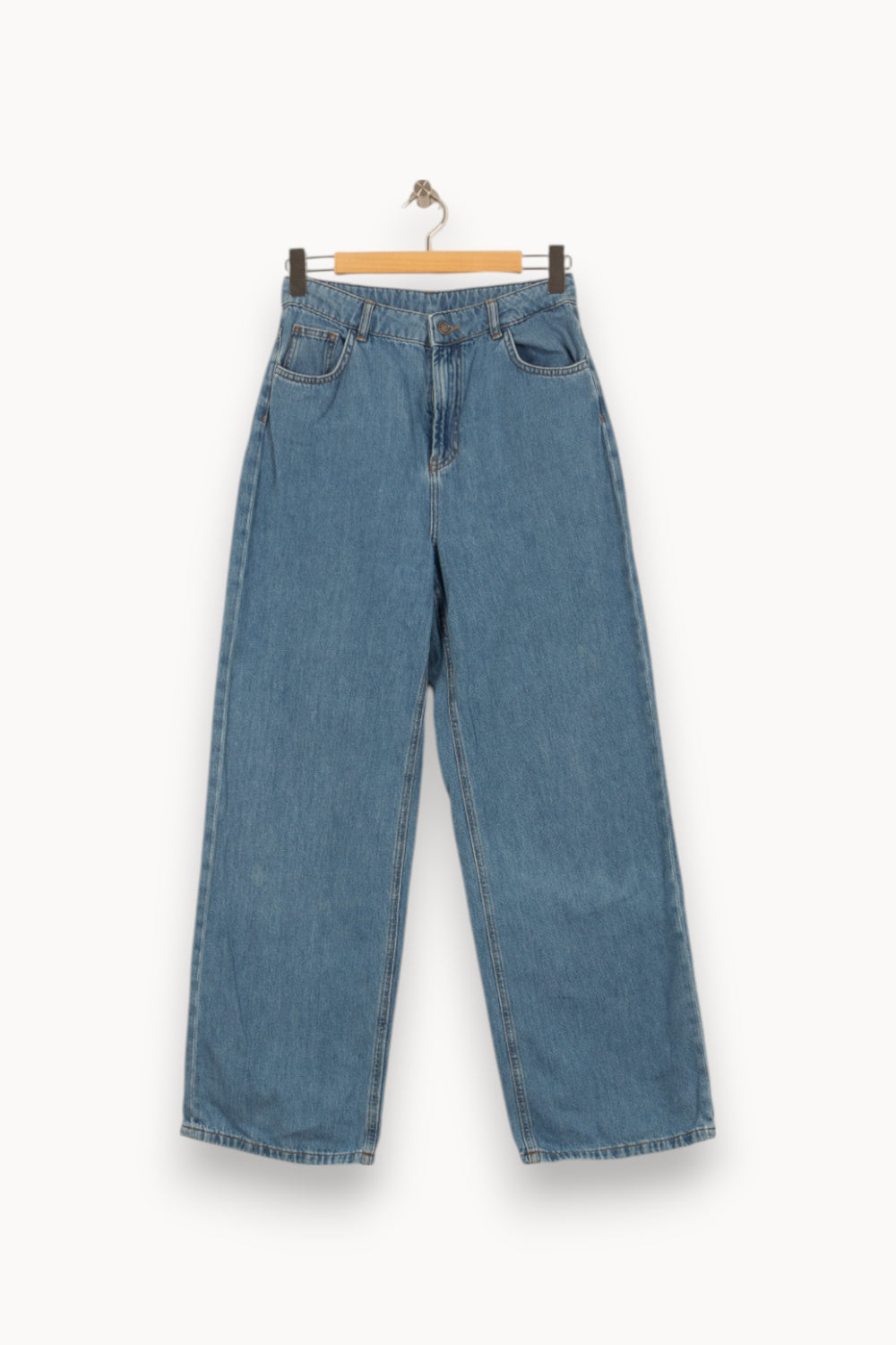 Jean Large Bleu - Taille L/40 de la marque Vanessa Bruno | PARAD51778 - Vendu par Paradigme - Image 2