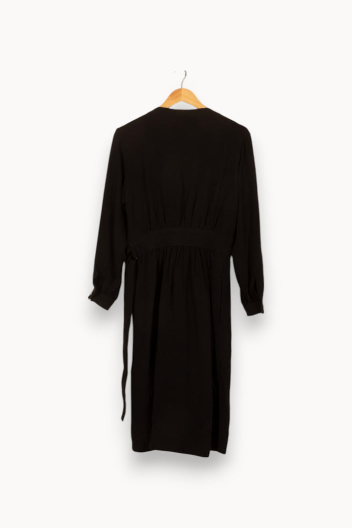 Robe Portefeuille Noire - Taille M/38 de la marque Joseph | PARAD51779 - Vendu par Paradigme - Image 4