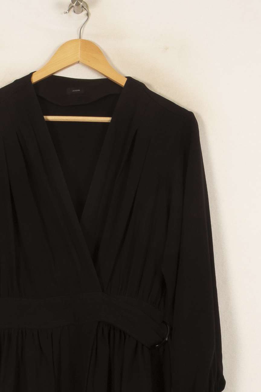 Robe Portefeuille Noire - Taille M/38 de la marque Joseph | PARAD51779 - Vendu par Paradigme - Image 3