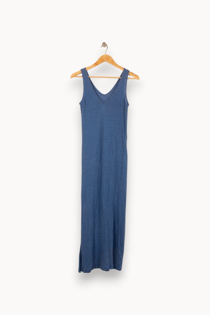 Robe Longue Bleue - Taille M/38 de la marque Majestic Filatures | PARAD51780 - Vendu par Paradigme - Image 4