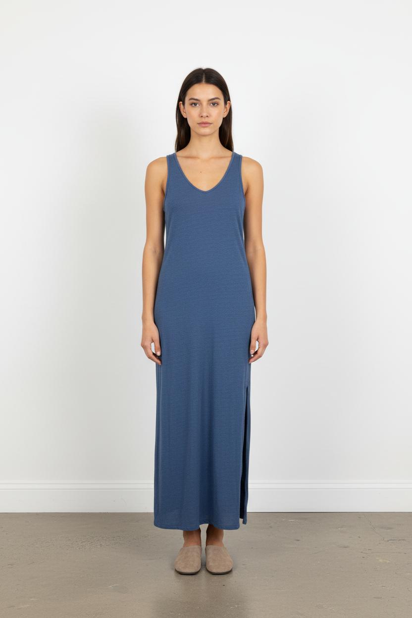 Robe Longue Bleue - Taille M/38