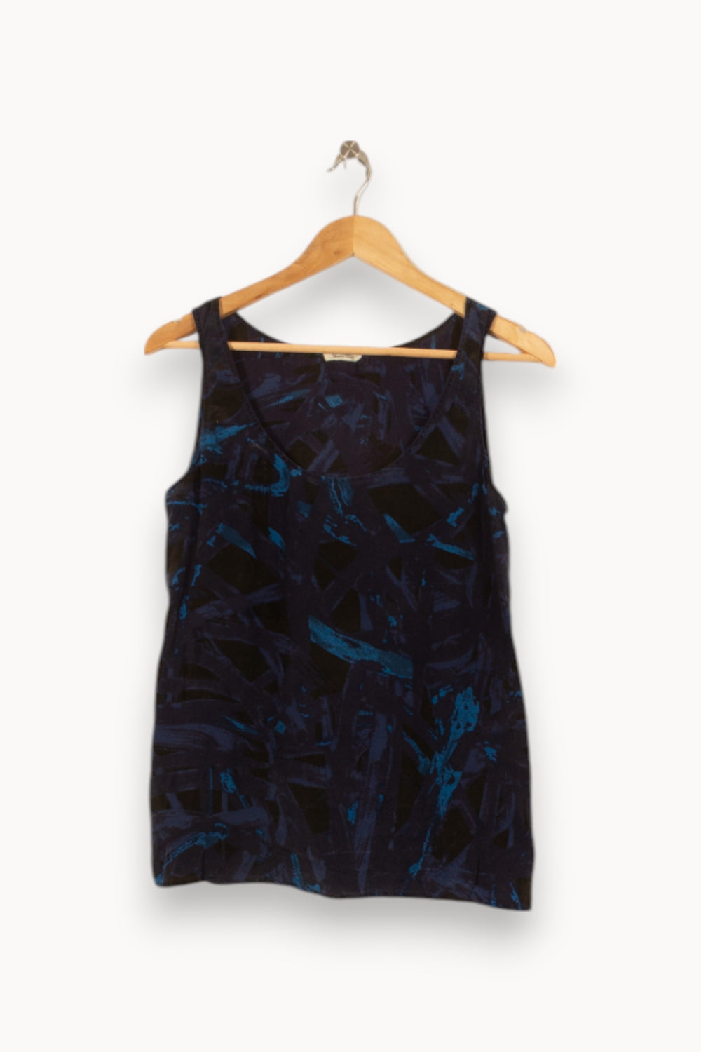 Débardeur Bleu et Noir - Taille M/38 de la marque American Vintage | PARAD51782 - Vendu par Paradigme - Image 2
