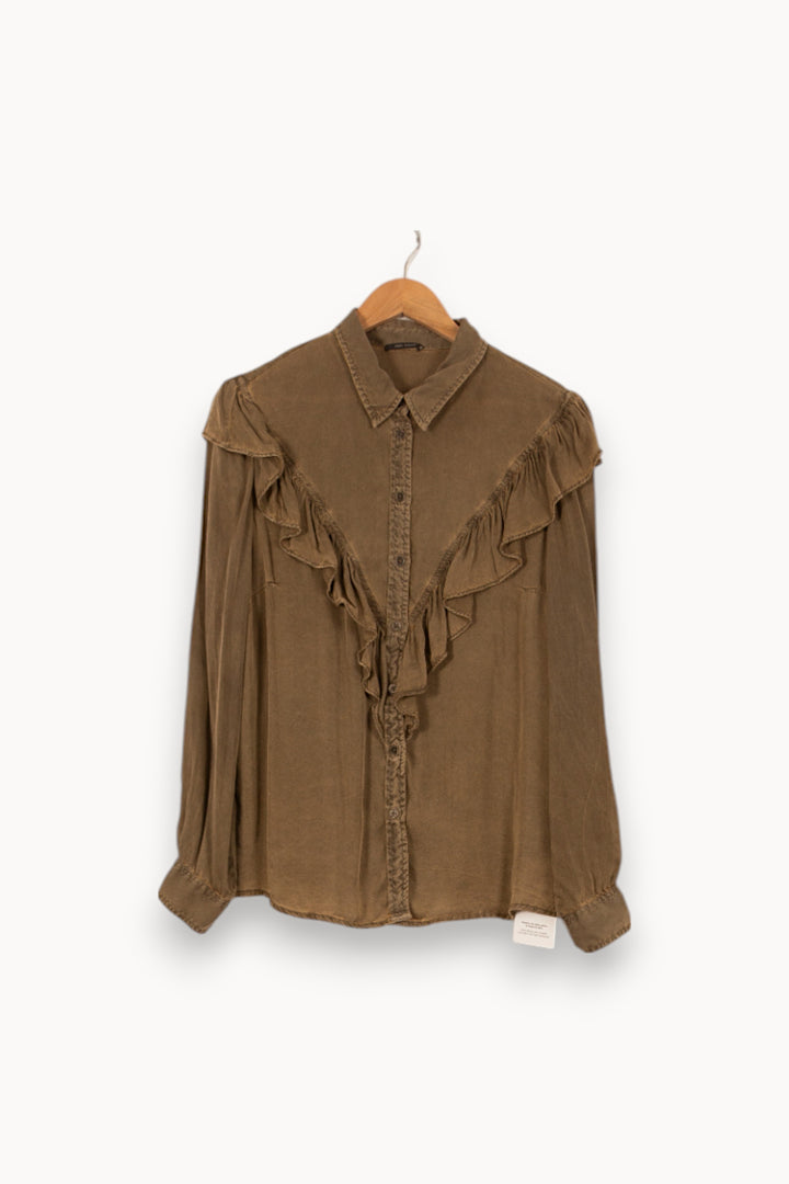 Chemise Verte - Taille XL/42 de la marque IKKS | PARAD51794 - Vendu par Paradigme - Image 2