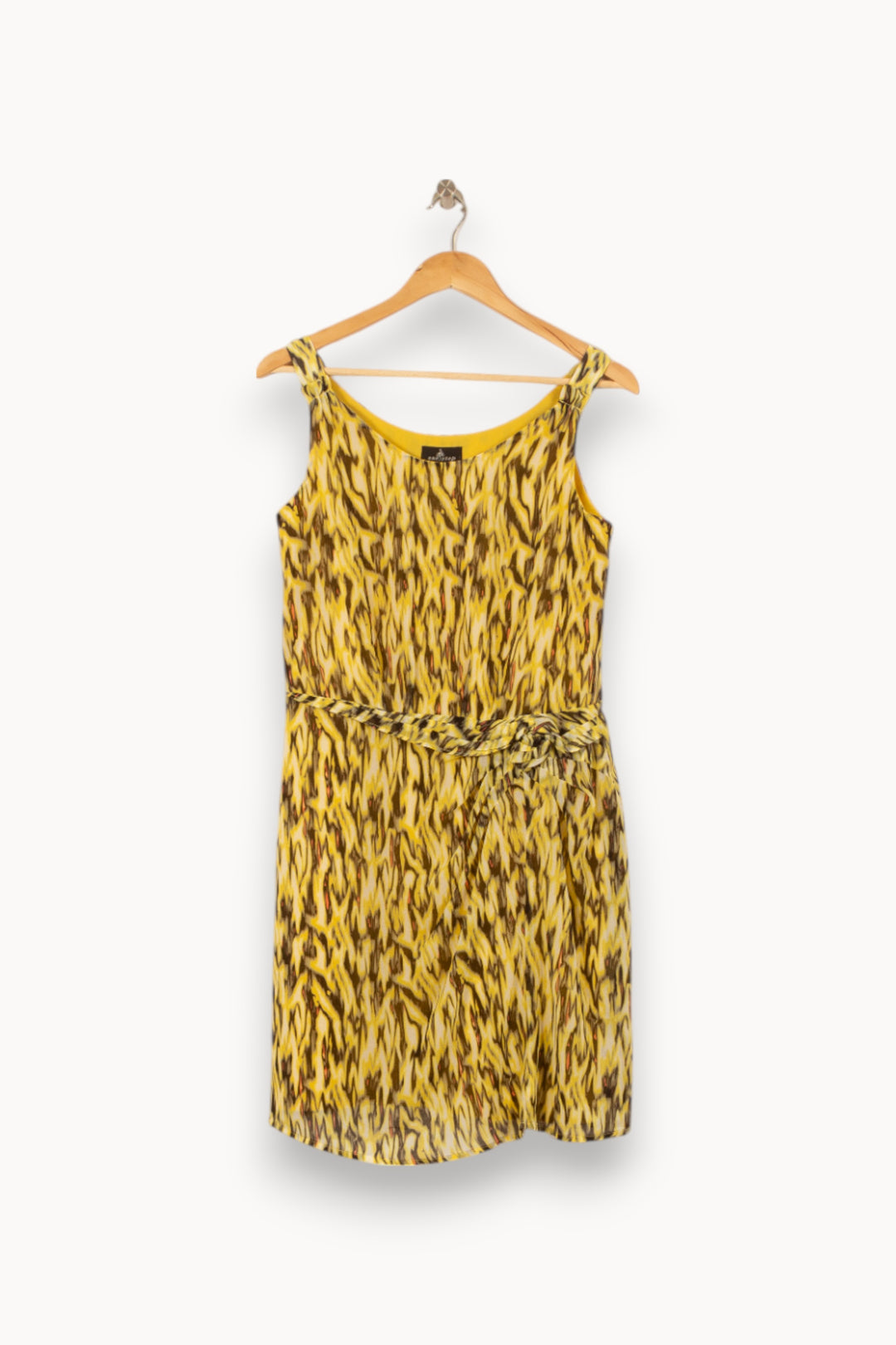 Robe Sans Manches Jaune et Marron - Taille M/38 de la marque One Step | PARAD51800 - Vendu par Paradigme - Image 2