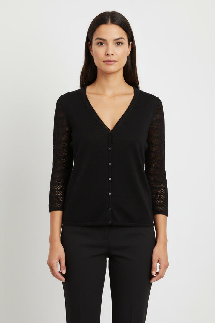 Cardigan Noir - Taille XS/34
