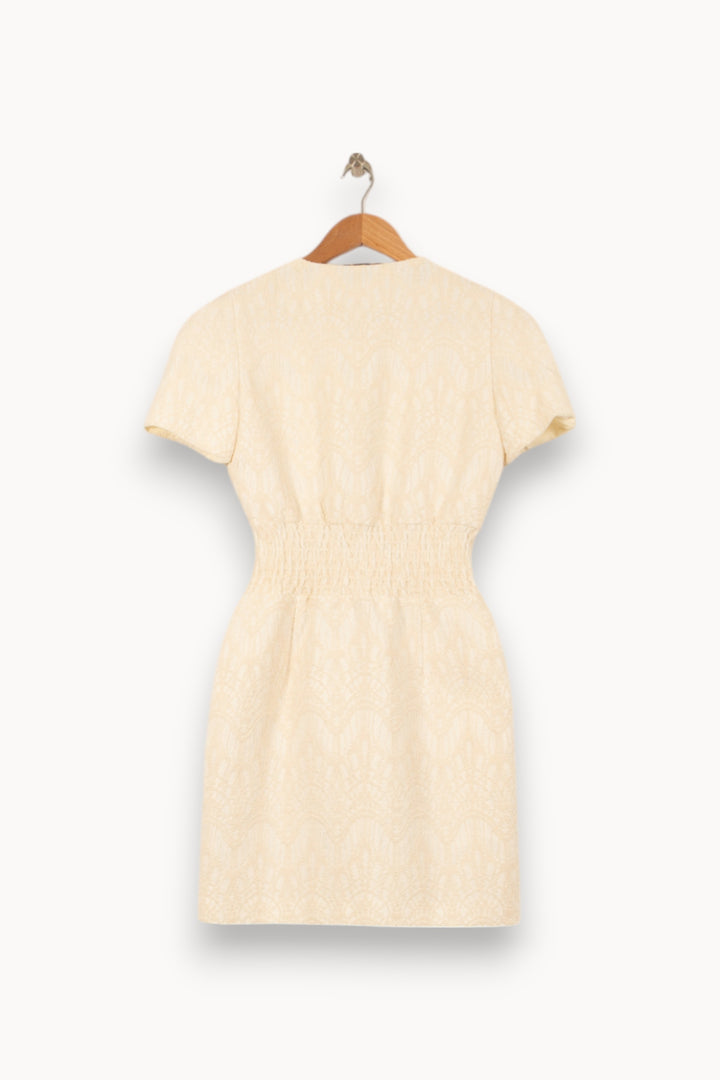 Robe Courte Blanche - Taille S/36 de la marque Maje | PARAD51811 - Vendu par Paradigme - Image 4