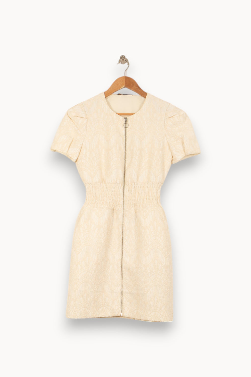 Robe Courte Blanche - Taille S/36 de la marque Maje | PARAD51811 - Vendu par Paradigme - Image 2