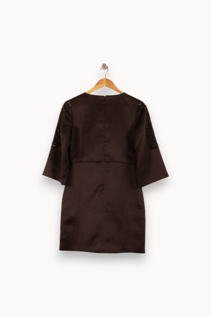Robe Courte Noire - Taille S/36 de la marque Maje | PARAD51812 - Vendu par Paradigme - Image 4
