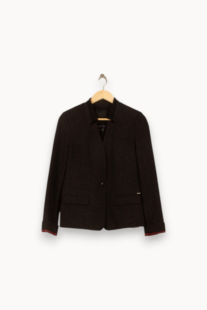 Blazer Noir - Taille M/38 de la marque IKKS | PARAD51815 - Vendu par Paradigme - Image 2