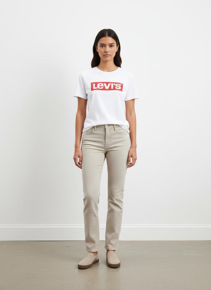 Tee-shirt Blanc et Rouge - Taille XS/34