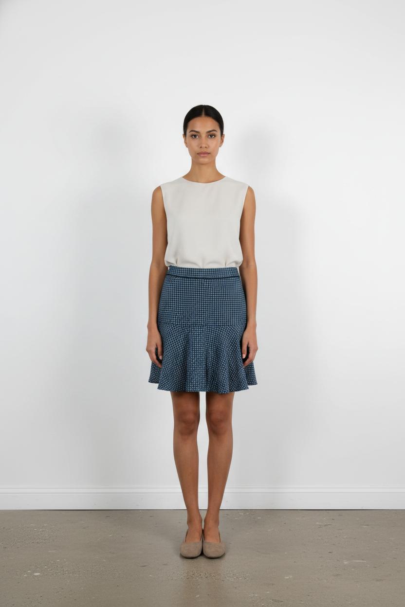 Jupe Évasée Bleue - Taille S/36