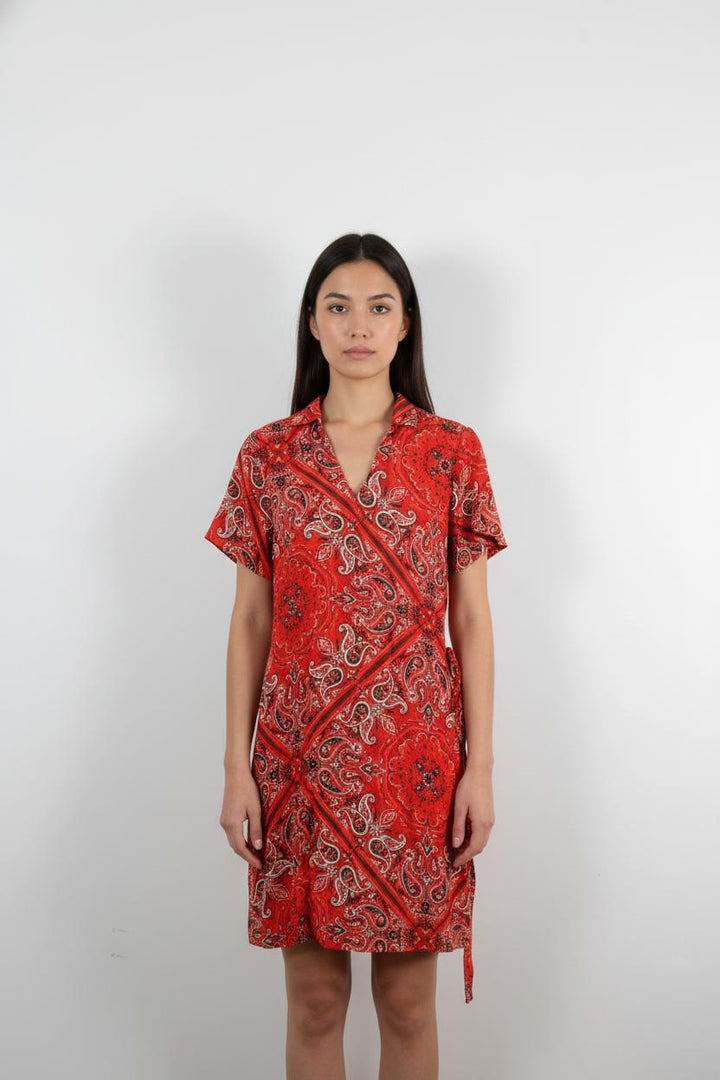 Robe Cache-cœur Rouge - Taille M/38