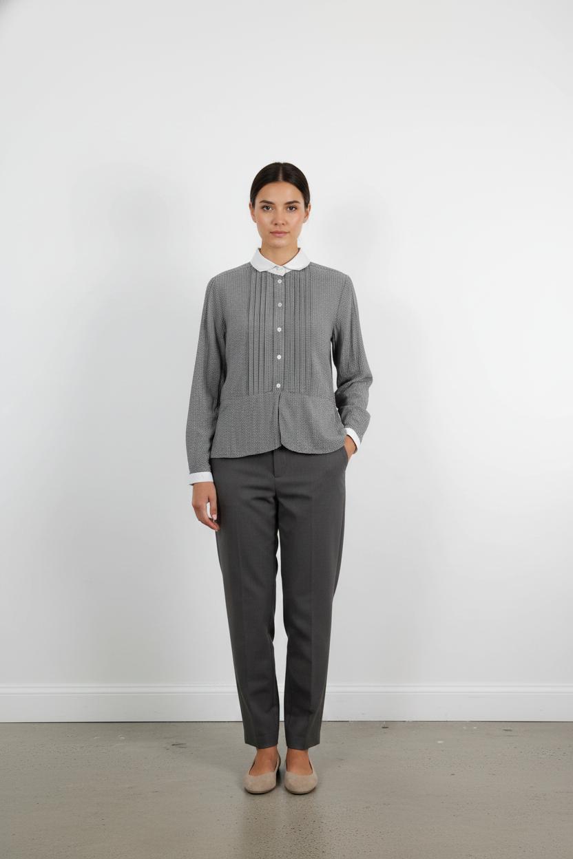 Chemisier Noir et Blanc - Taille M/38