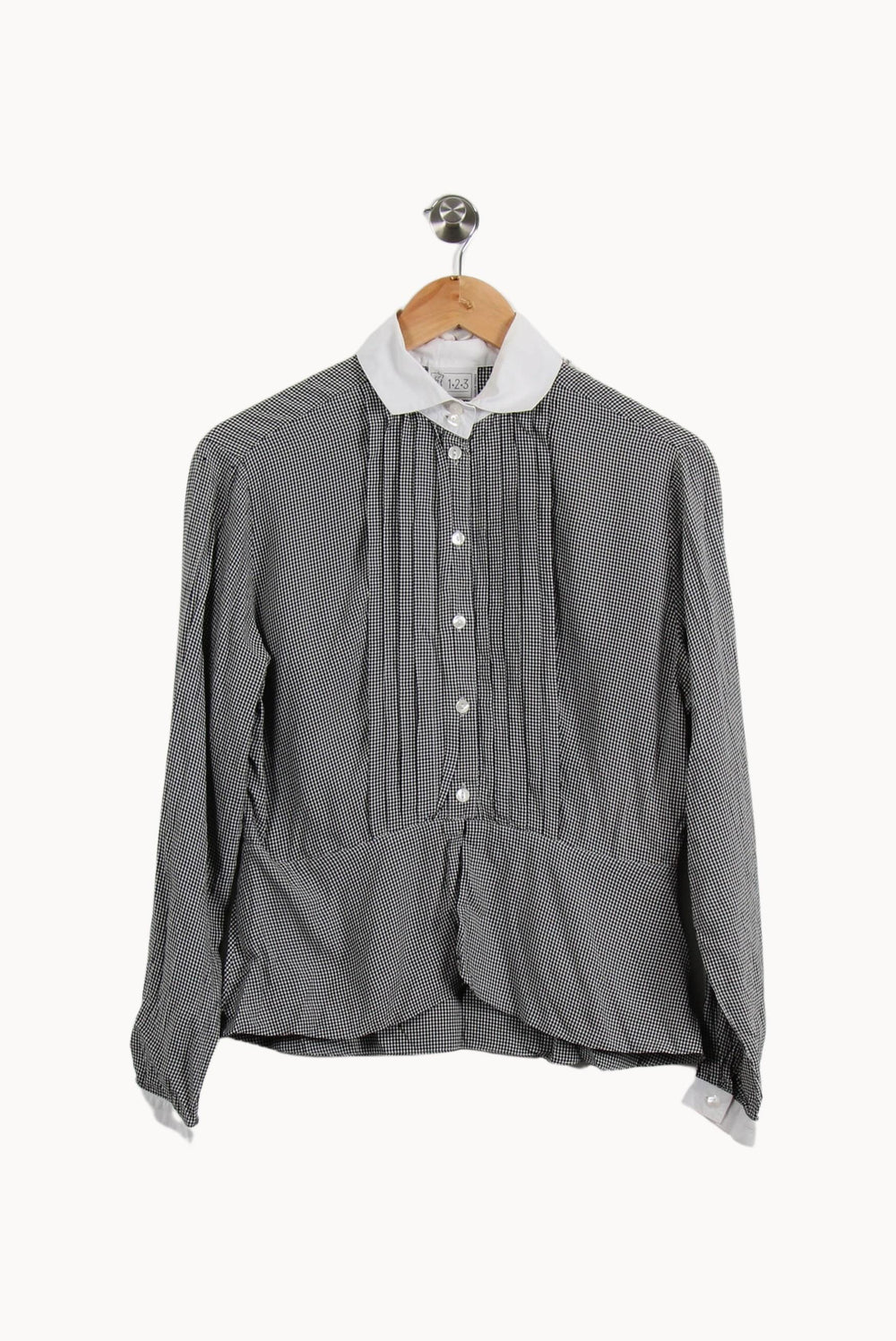 Chemisier Noir et Blanc - Taille M/38 de la marque Rodier | PARAD51823 - Vendu par Paradigme - Image 2