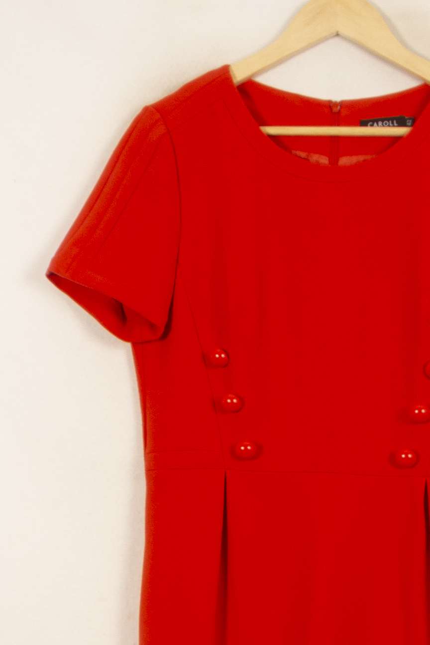 Robe Droite Rouge - Taille XL/42 de la marque Derhy | PARAD51826 - Vendu par Paradigme - Image 3