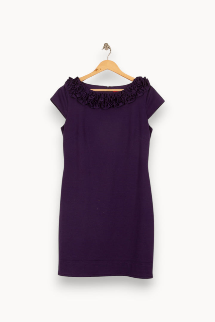Robe Courte Violette - Taille M/38 de la marque Derhy | PARAD51828 - Vendu par Paradigme - Image 2