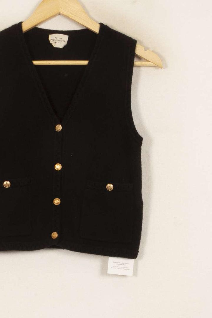 Gilet Noir - Taille S/36 de la marque Petite Mendigote | PARAD51830 - Vendu par Paradigme - Image 3