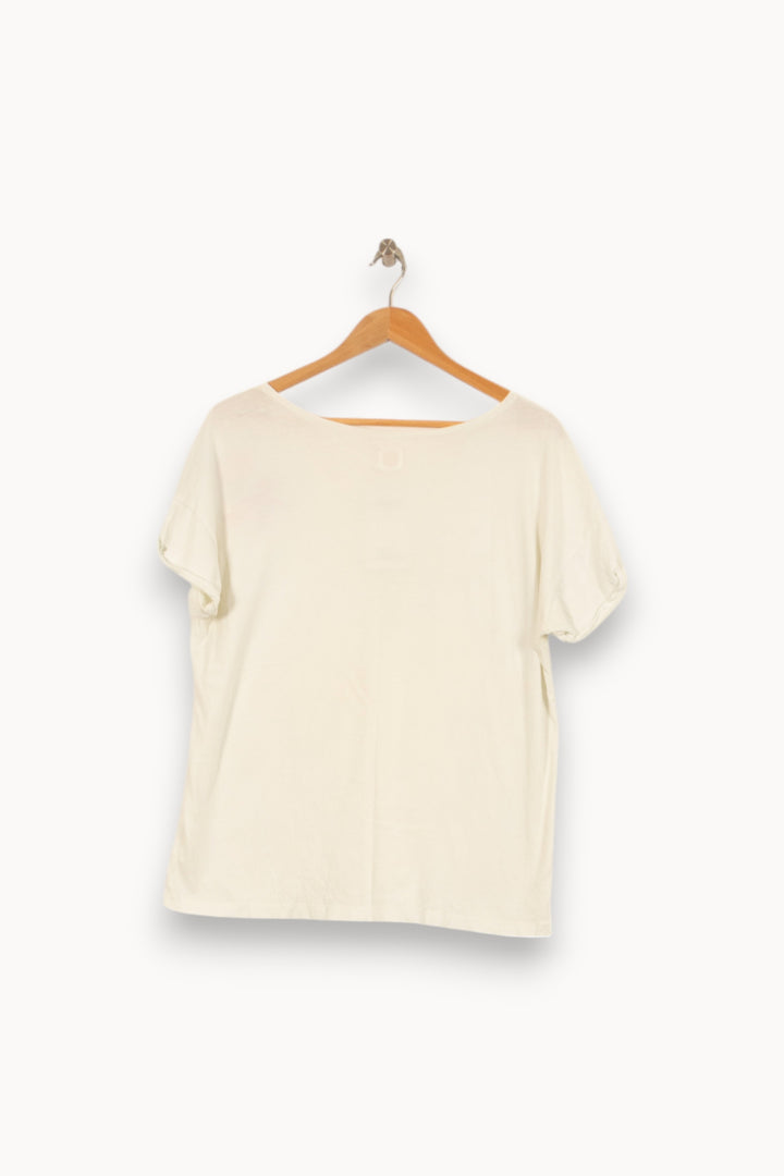 Tee-shirt Blanc - Taille M/38 de la marque Des petits hauts | PARAD51834 - Vendu par Paradigme - Image 4