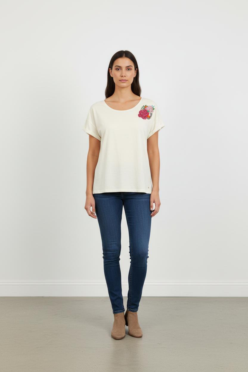 Tee-shirt Blanc - Taille M/38