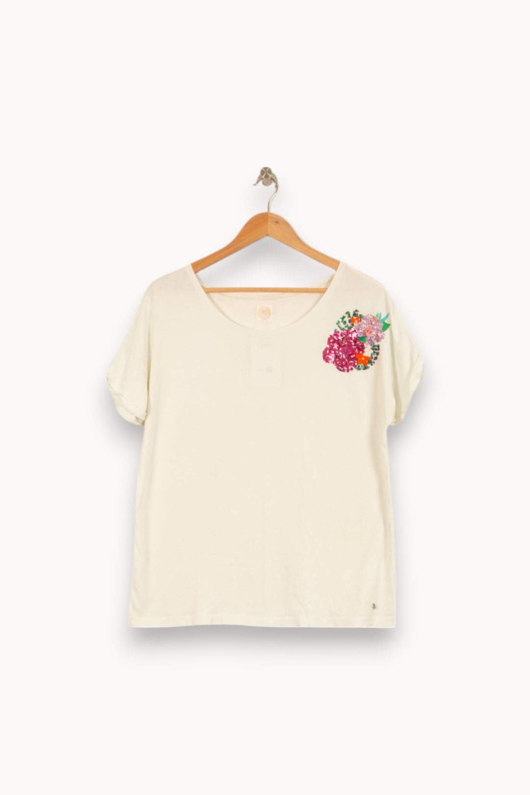 Tee-shirt Blanc - Taille M/38 de la marque Des petits hauts | PARAD51834 - Vendu par Paradigme - Image 2