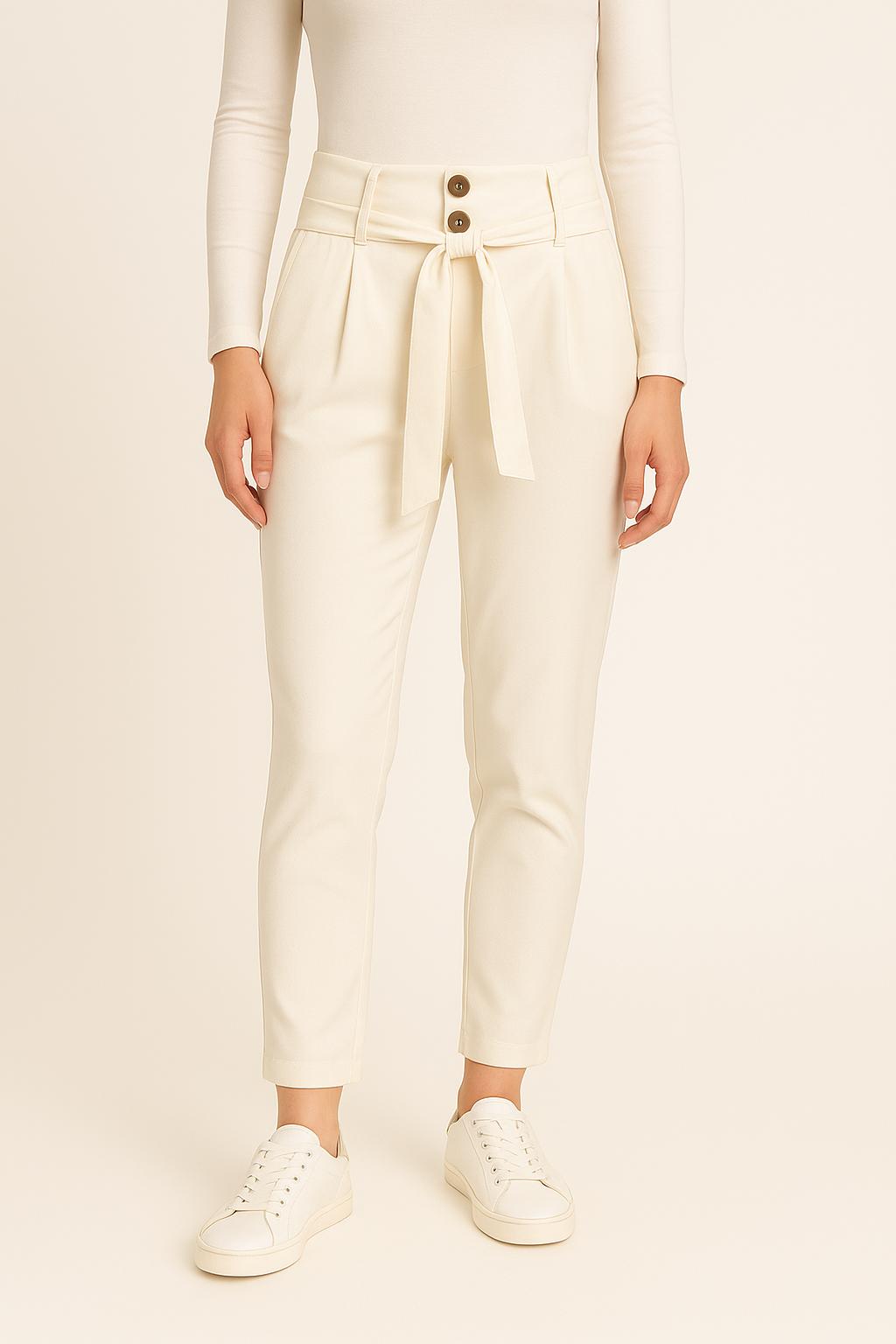 Pantalon Blanc - Taille M/38 de la marque IKKS | PARAD51839 - Vendu par Paradigme - Image 1
