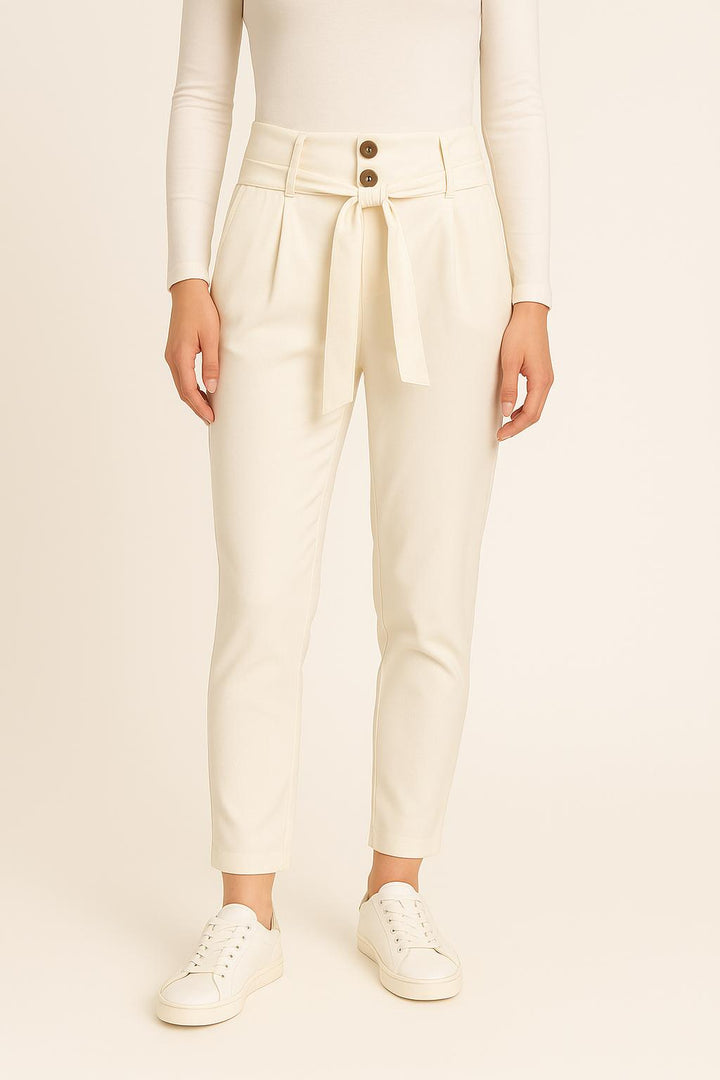 Pantalon Blanc - Taille M/38 de la marque IKKS | PARAD51839 - Vendu par Paradigme - Image 1
